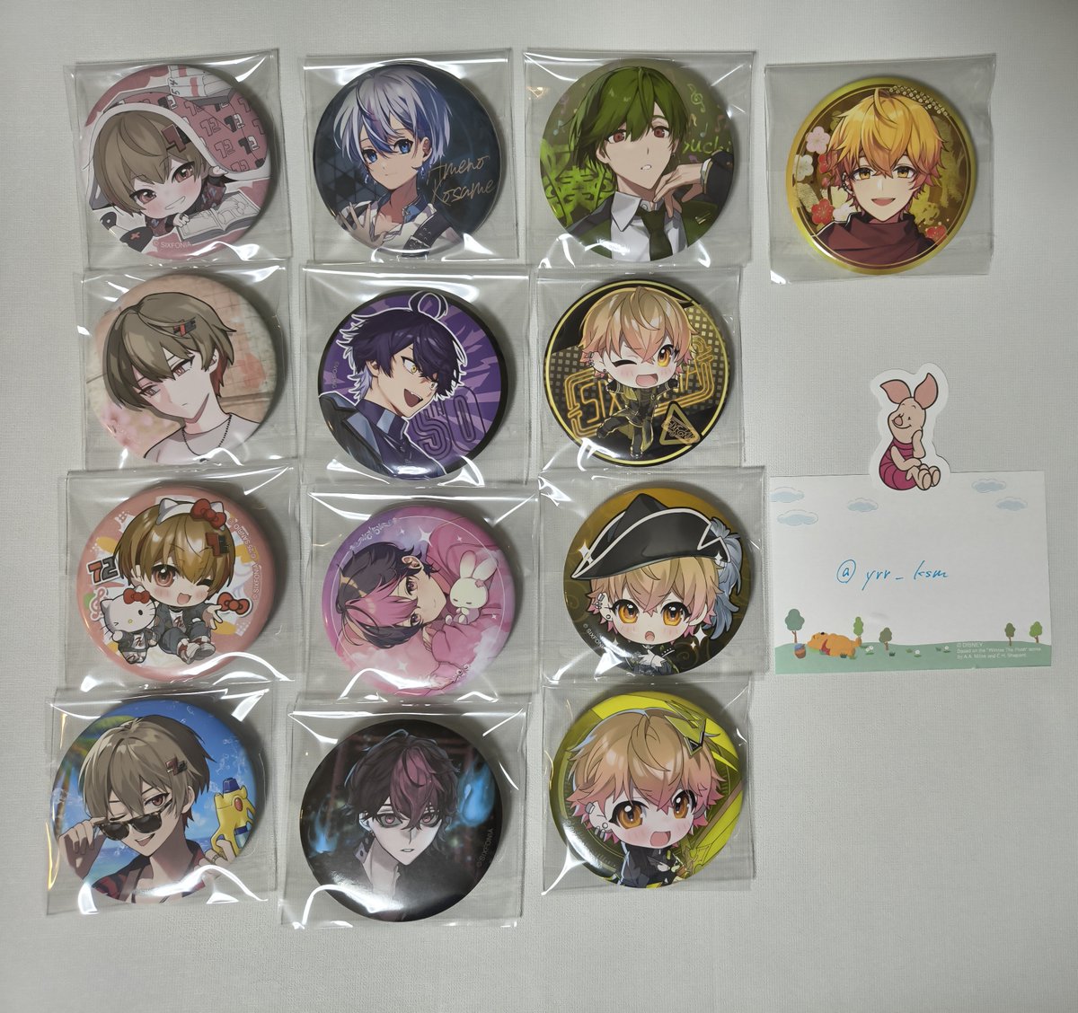 yrr_ksm's tweet photo. こちらは買取可能です
1⃣枚目（定価）

2⃣枚目
初期キズがありますので値引いて200円
状態についてはお尋ねください

※POISON両日手渡しのみ
#シクフォニグッズ買取 https://t.co/jIeU7Kgfnl