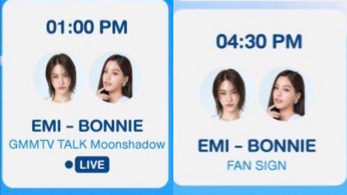 Ann_jirara's tweet photo. อาทิตย์หน้าเสิร์ฟจุๆ 4 วันติดไปเลย

6 ต.ค — รายการ My Ambulove
7 ต.ค — ซีรีย์เงาใต้พระจันทร์ EP9
8 ต.ค — รายการร้องข้ามกำแพง
9 ต.ค — live talk Moonshadow , Fan sign ในงาน GMMTV FANIVAL 2026 : Happy Family 

#EmiBonnie https://t.co/Ocs78TtW3f