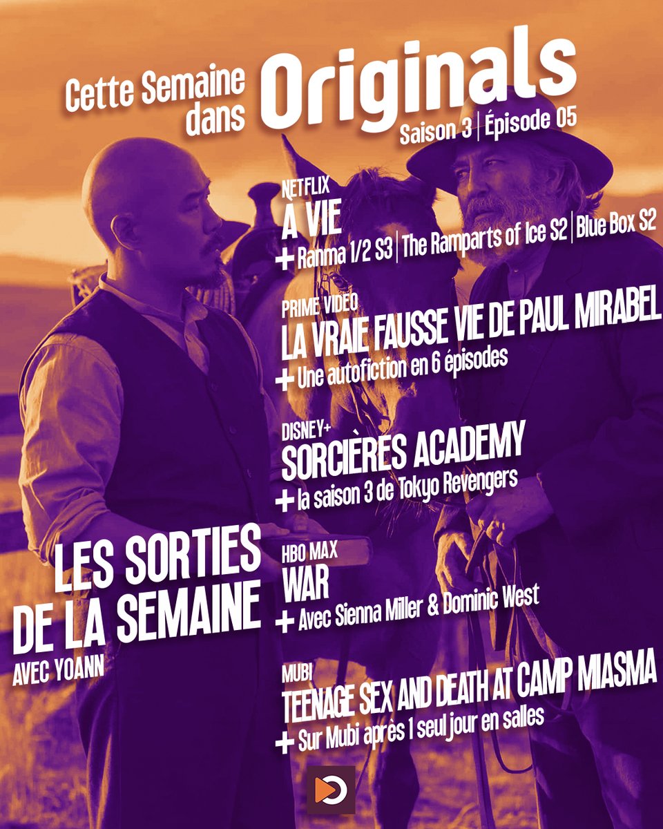 OriginalsMedia's tweet photo. 📅 Qu'est-ce qu'on regarde ce weekend ?

📺 Cette semaine, on reçoit @aayley pour parler de À l'Est d'Eden sur @NetflixFR : déjà un classique... et une vraie claque !

🎙️ Avec @GauthJurgensen @SardetY @Menraw 
🔊 Monté par @andoraminoson 

🤝 Ft. @cinemateaser 
🔗 Lien en réponse https://t.co/ve4HwxRPjt