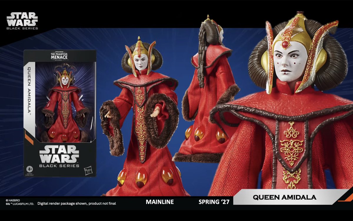 preterniadotcom's tweet photo. Star Wars Black Series Queen Amidala. https://t.co/RjdmQB0bh8