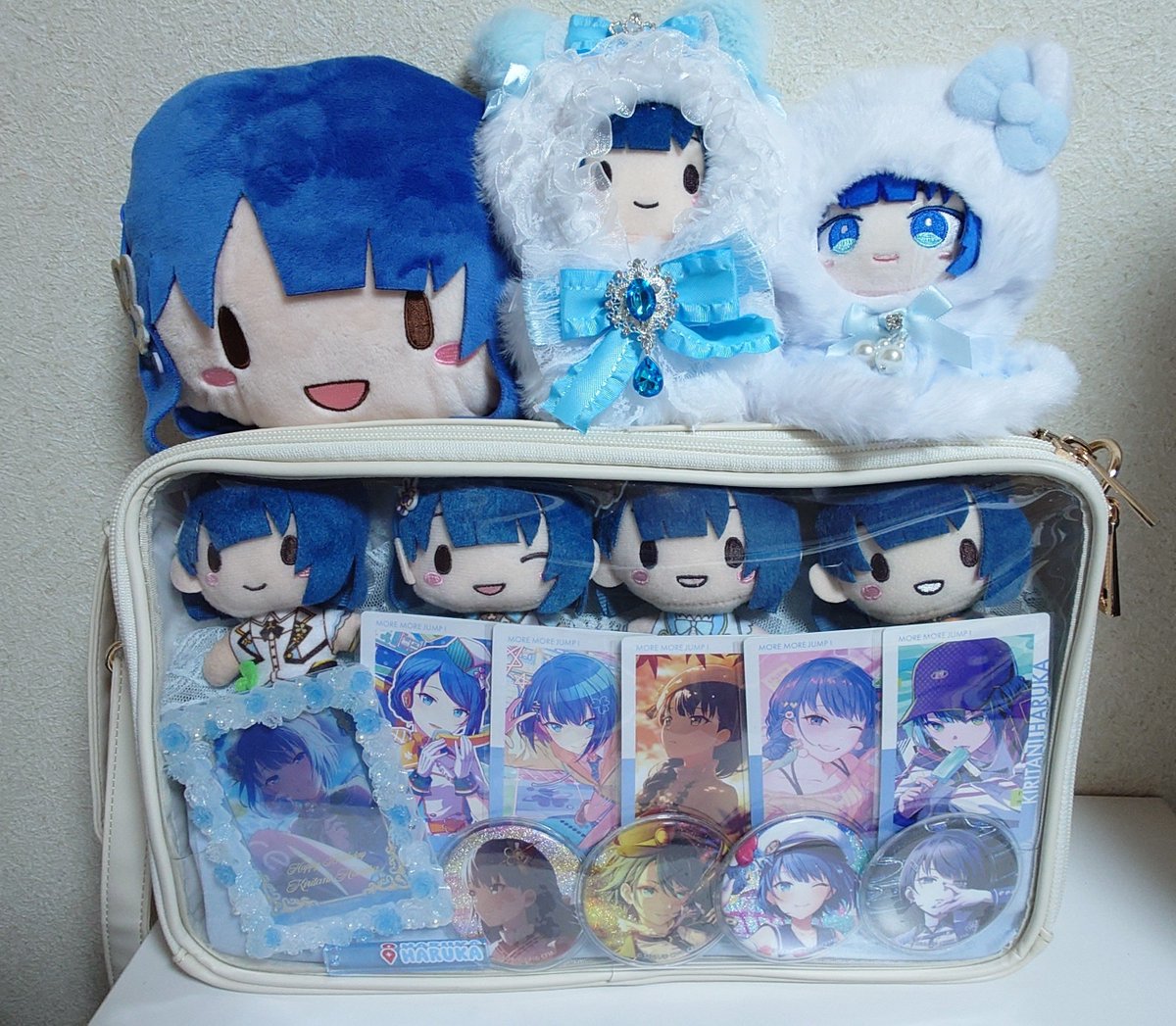 kad_d000's tweet photo. 日曜の感謝祭はこれでいまーす！！！
痛バも少しずつ進化しつつ念願のぬい服を着せて参戦です！！！😭✨ https://t.co/e8EO9Yxqqh