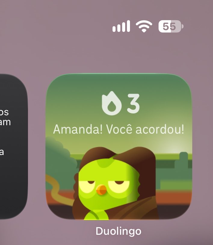 amadalourdes's tweet photo. @DuolingoBrasil uma ameaça kkk https://t.co/HigHPBvBYN
