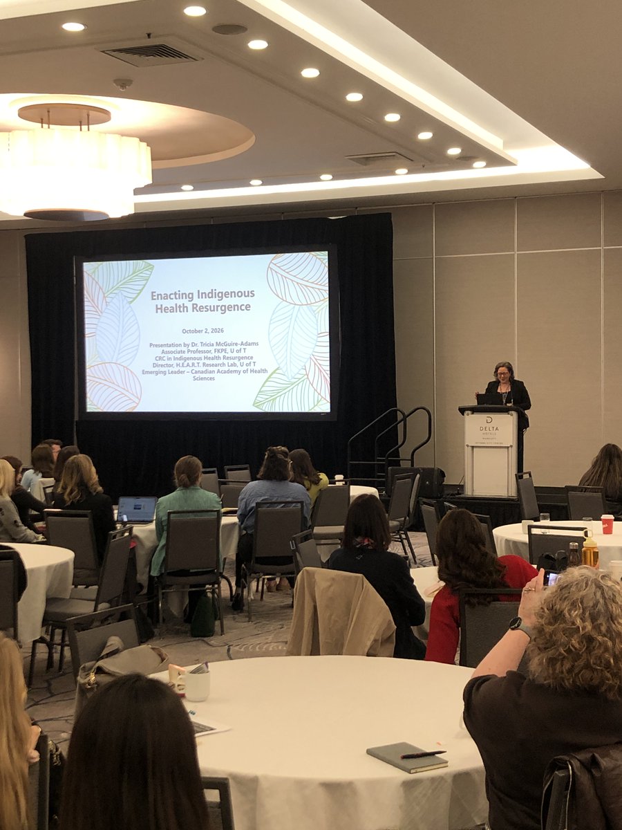 _SCAPPS's tweet photo. The first keynote of #SCAPPS2026 is from Dr. Tricia McGuire-Adams, an applied keynote linking Indigenous methods of knowing with sport, exercise, and health. https://t.co/HtRKhc9CFj