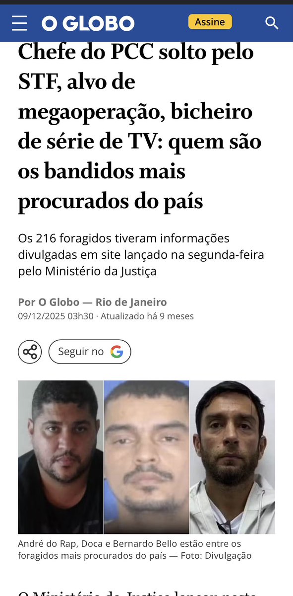CoelhAdilson's tweet photo. Traficante André do Rap é solto após habeas corpus concedido pelo STF | G1 https://t.co/icCiQKROyj https://t.co/BsR3f6p51z