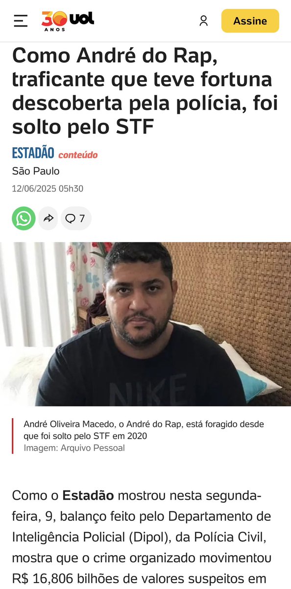 CoelhAdilson's tweet photo. Traficante André do Rap é solto após habeas corpus concedido pelo STF | G1 https://t.co/icCiQKROyj https://t.co/BsR3f6p51z