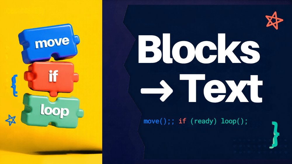 CodeMonkeySTU's tweet photo. Blocks → text.
Same logic. Real syntax (CoffeeScript / Python pathways on CodeMonkey). Check it out:
#codemonkey #edtech #codingforkids #k12 https://t.co/bzuZeWof4i