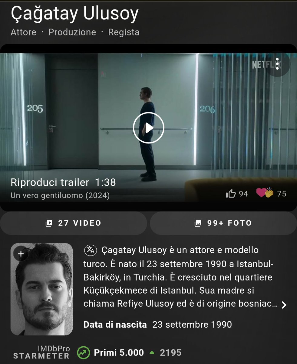Angelicaceresa1's tweet photo. Da notare le intenzioni del post con solo un edit ... E a Çağatay è bastato 1 annuncio per tornare in tendenza nonostante EsrefRuya sia finito da mesi e lui sia sparito da 1 anno non pubblicando niente sul proprio profilo IG da ottobre 2025 ... RE 👑 #Çağatayulusoy #Esreftek https://t.co/qlBtFqmThE