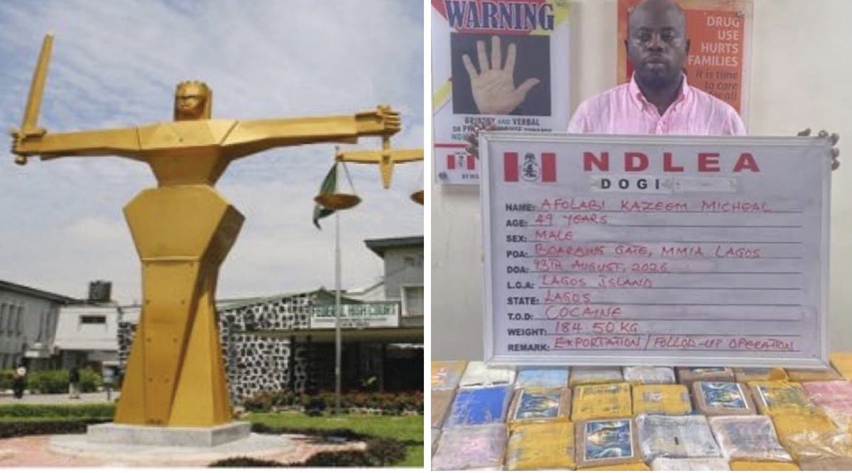 instablog9ja's tweet photo. Just In: Court denies businessman KC Luxury, two others bail over alleged 184.5kg c%caine trafficking https://t.co/2wZClO07gP