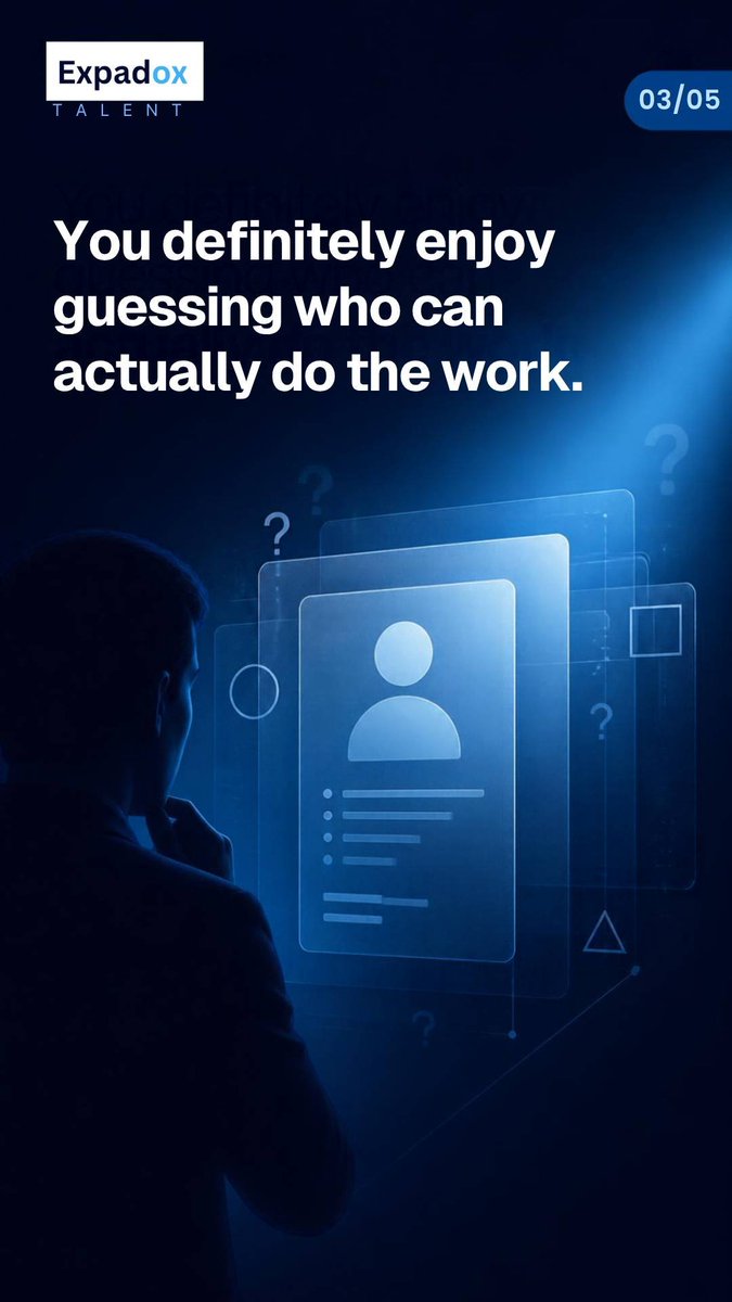 expadoxhq's tweet photo. We said 3 reasons not to join Expadox.
You swiped all 5 slides. 😭
Since you’re here:
Build experience.
Work on real projects.
Prove your skills.
Get discovered for opportunities.
That’s literally what Expadox is here for. 👀
#Expadox #hiring #workforcedevelopment https://t.co/kopVP6nlnH