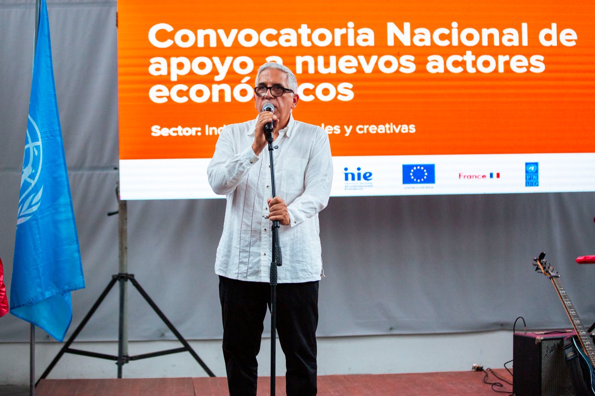 PNUDCuba's tweet photo. @UEenCuba @MEP_CUBA @CubaInie @HiraldoFernando @FranceACuba Fernando Léon, viceministro de Cultura, reafirmó el valor de esta convocatoria en el contexto actual del país y agradeció la contribución de las instituciones participantes. https://t.co/WBuTLvJ0ST