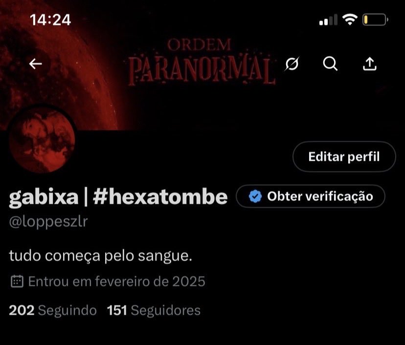 gaabixaa's tweet photo. pensando nisso aqui, vou chorar te amo ordem paranormal https://t.co/zYfcfQ3YM4