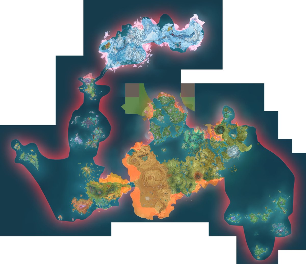 GenshinUniverse's tweet photo. TEYVAT MAP &amp; PAIMON BARRIER 

Via Jelena

#GenshinImpact https://t.co/aE6eieqqqg