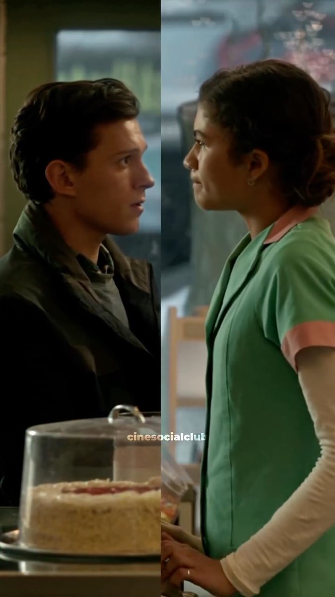 lauliky's tweet photo. When Peter enters the café at the end of Spider-Man: No Way Home, he has the truth in his pocket. Yet MJ’s bandage changes everything. He lets them go to protect them, accepting Spider-Man’s fate: when the hero wins, Peter loses. https://t.co/Hy83BmfOU7