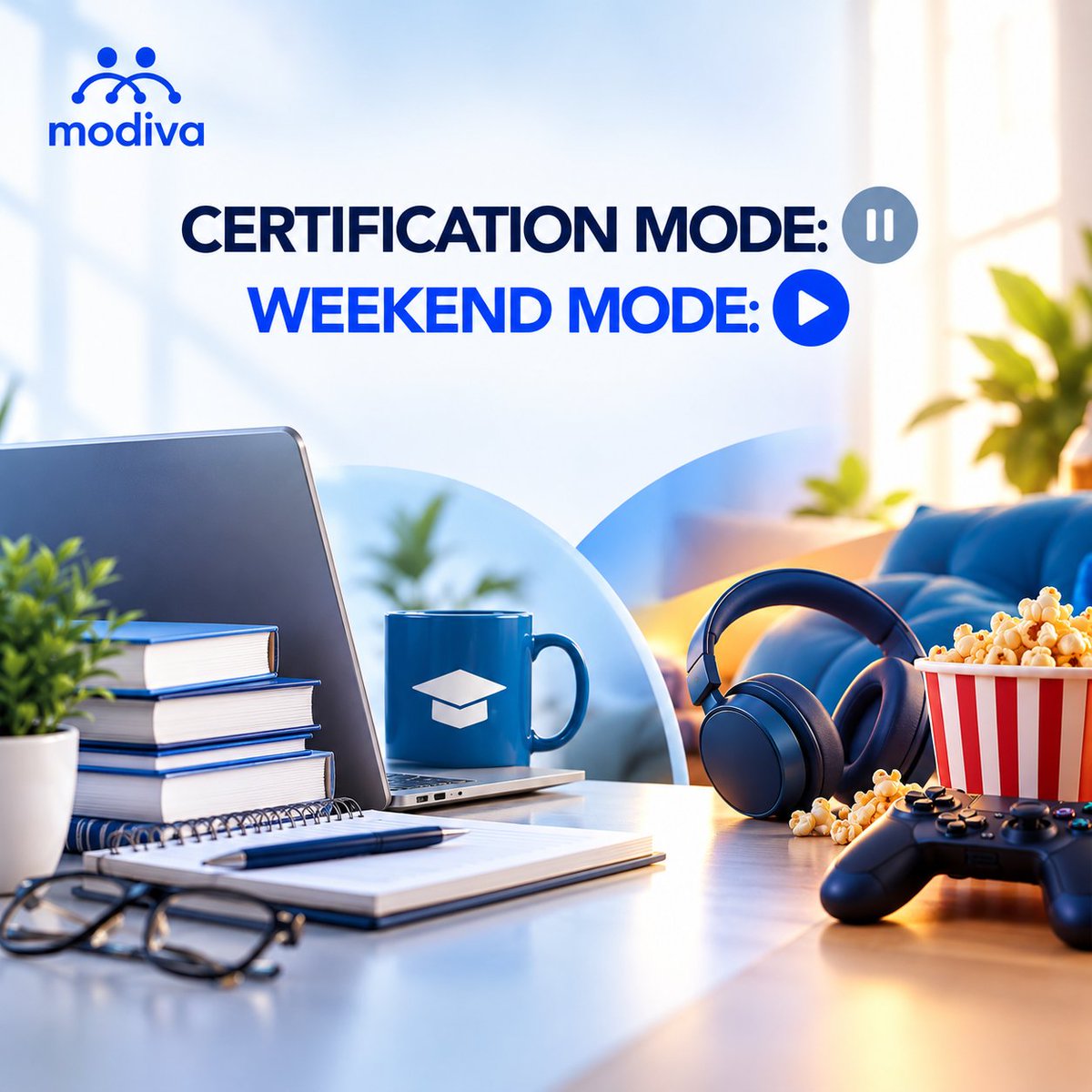 ModivaCommunity's tweet photo. The study plan can take a little break. π
Recharge this weekend. Your next study session will thank you.
Happy Friday from Modiva!
#StudyBreak #WeekendVibes #RechargeYourself #Modiva https://t.co/rAfYN7wbm9