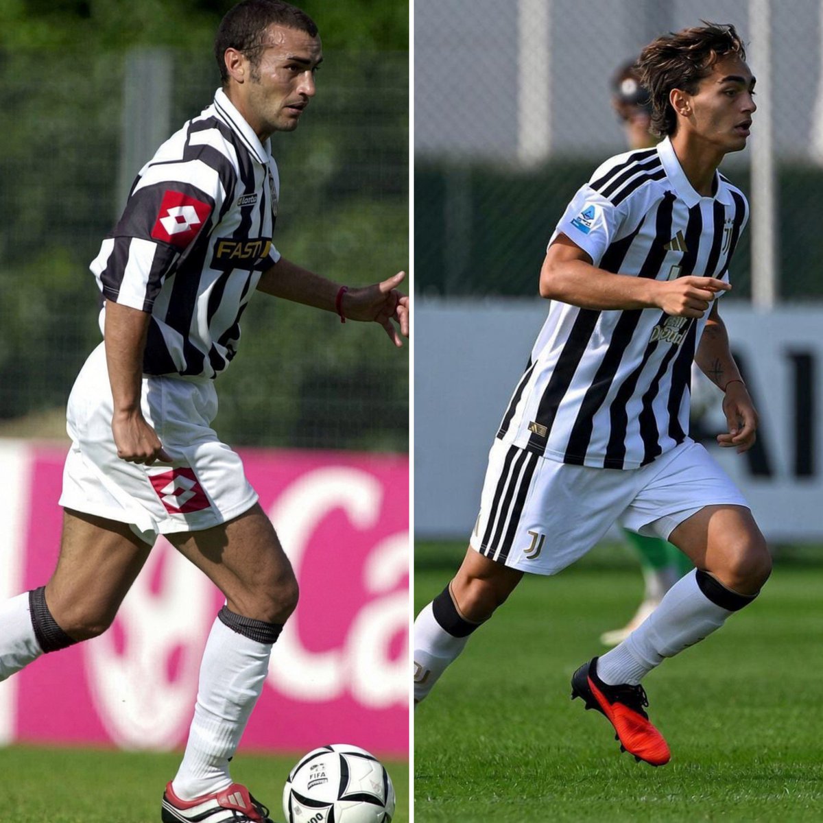 theFJEN's tweet photo. Two generations of father-son duos playing for Juventus.

🇺🇾 Paolo Montero and Alfonso Montero 

🇮🇹 Claudio Marchisio and Davide Marchisio.

THIS IS JUST BEAUTIFUL. ❤️✨ https://t.co/0LFLObSDA7