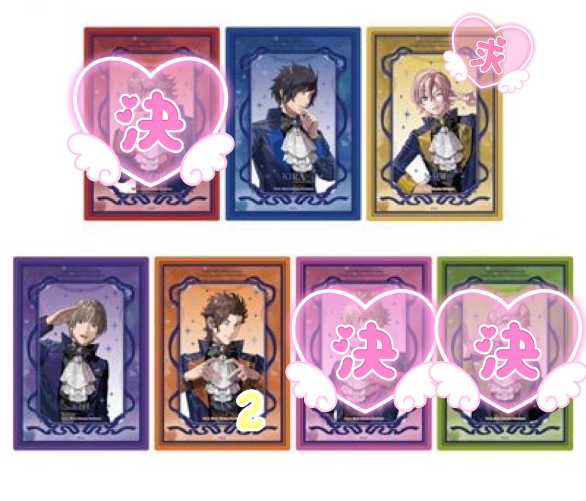 lililili_l7's tweet photo. 【交換】うたプリ 15th Anniversary ビジュカ ビジュアルカード RAGING 15周年

〈譲〉綺羅、瑛二、ヴァン2

〈求〉ナギ

4BOX予約済、無記載4。💙お声掛け中、💜確認中。求は〜10点ほど定価にて買取もいたします。引用元までお気軽にお声掛けください˖⋆🌼 https://t.co/PmRPCjm79L