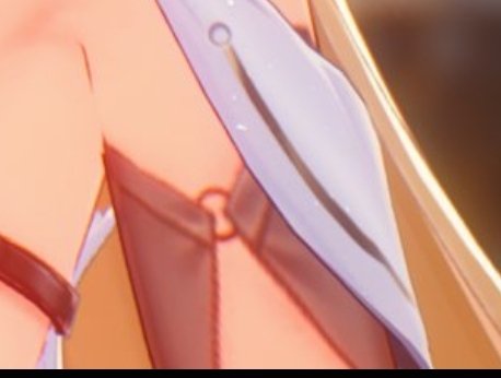UnbiasPrsp's tweet photo. @Jess4u69143 @namelsstraveler I don't get what this proves? From this picture you can still see some very obvious downside and objective faults of 3d model: be it 2d detailing over 3d detailing, or worse hair detail. I don't even want to go below the torso, because they did more of that there as well. Her https://t.co/Zpc7qsazcr
