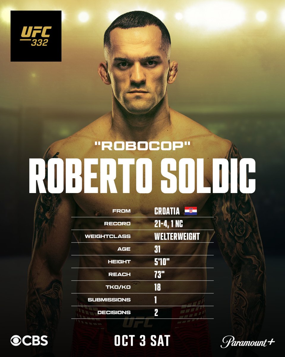 Making his UFC debut this weekend, Roberto 