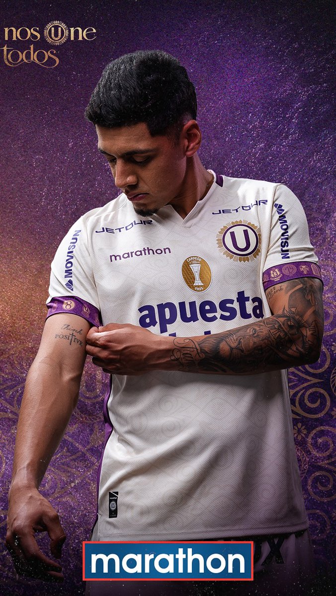 EleteTSC's tweet photo. 🇵🇪🟣 @Universitario y Marathon presentan su camiseta 2026 en homenaje al Señor de los Milagros.

El modelo crema es acompañado por vivos en morado y dorado, con una leve trama y detalles alusivos a la fe. Las mangas se adornan con números en representación de las cuadrillas. https://t.co/g2rKoaESDH