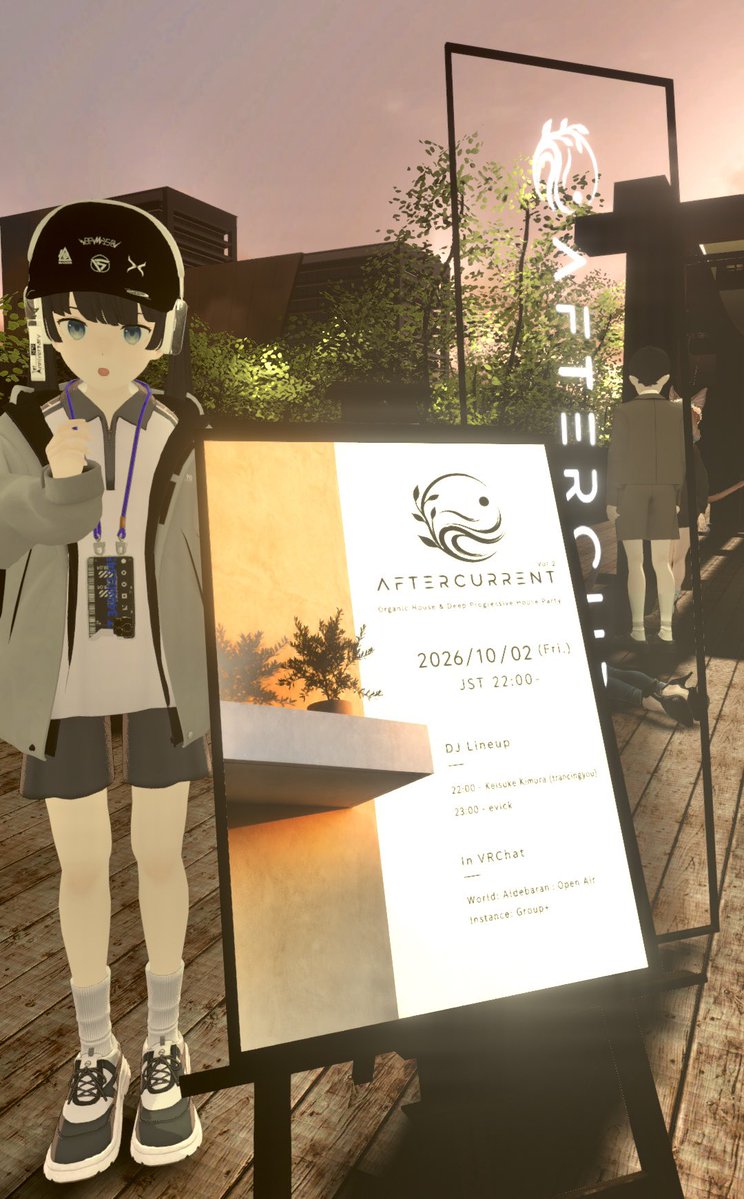 hamukyo318's tweet photo. #Aftercurrent_VR 🌇 https://t.co/DM3oyxq05j