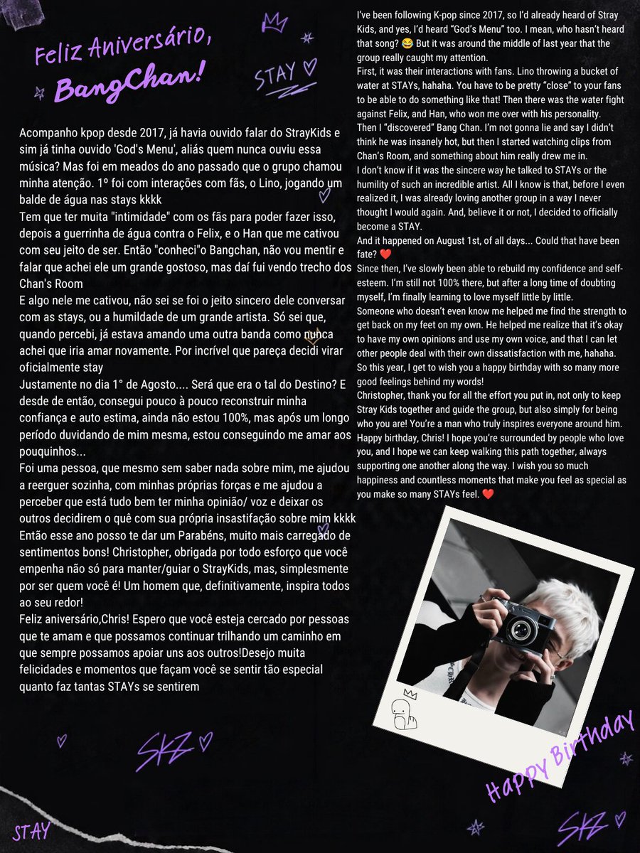 Ana_SSThais's tweet photo. #StrayKids #스트레이키즈 #방찬 #BangChan #HappyBangChanDay #YouMakeStrayKidsStay https://t.co/DptlibxCSZ