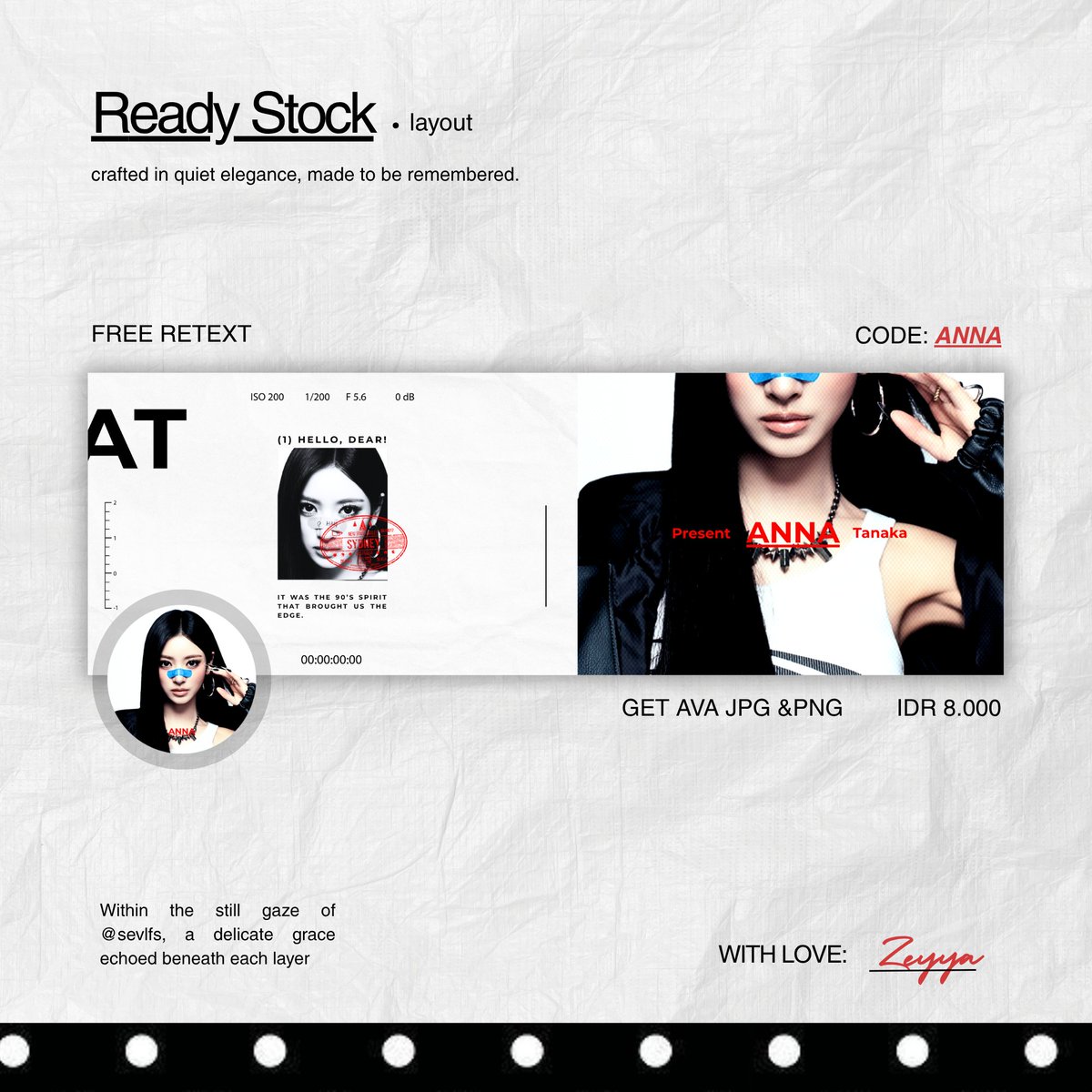 sevlfs's tweet photo. pagiyyy! boleh minta tolong repost/rt nyaa? makasii banyakk🤍     

aku membawa layout ready stock member MEOVV (ella, sooin, anna, dan gawon) yang bisa dibawa pulang melalui dm/tele aku sekarang! price 8.000/each dan payment by QRIS yaa^^      

#bealanja https://t.co/zxnvA1t097