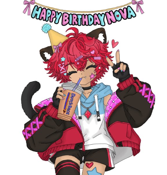 NovaStarsVT's tweet photo. Tankuuuu for da birthday Art~
🥺✨💖 https://t.co/Max1bWUmtO