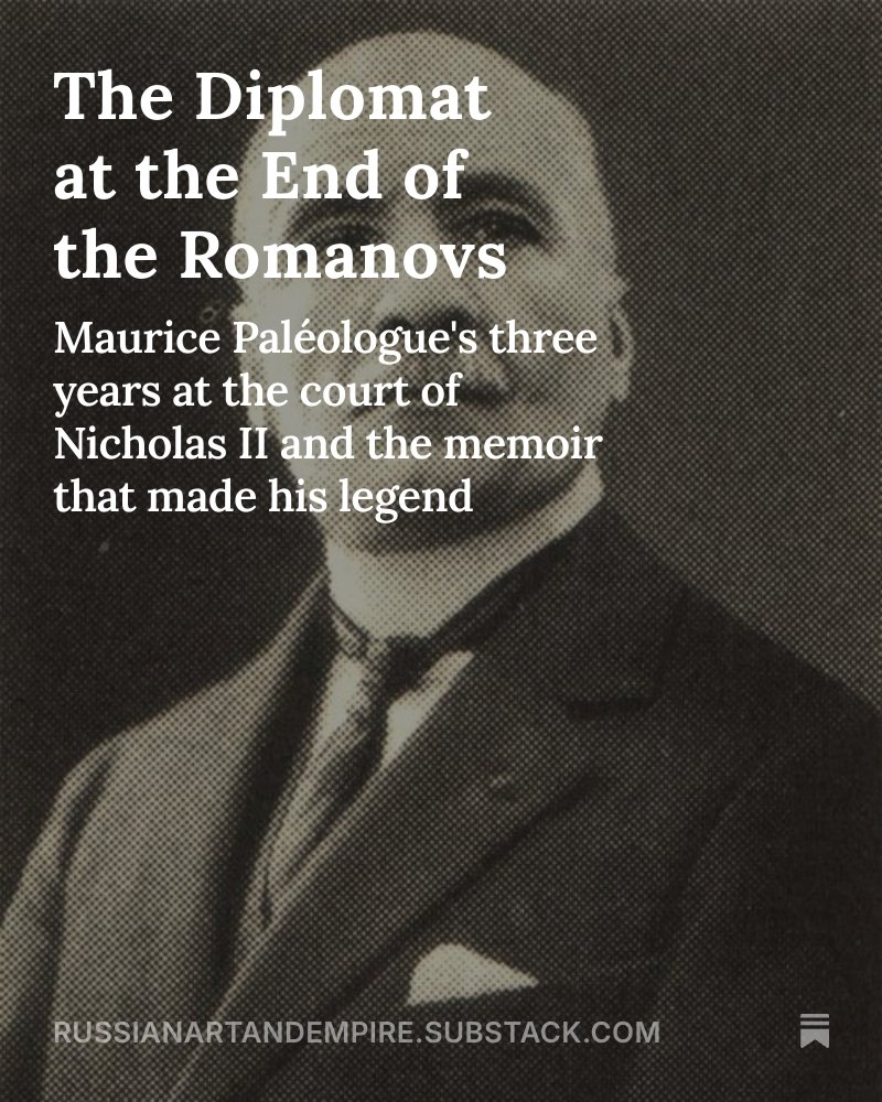 feliks974's tweet photo. The Diplomat at the End of the Romanovs https://t.co/UqtS2Pmdkm #Romanovs #Paleologue #NicholasII #RussianEmpire #History https://t.co/sSCzw0Z39a