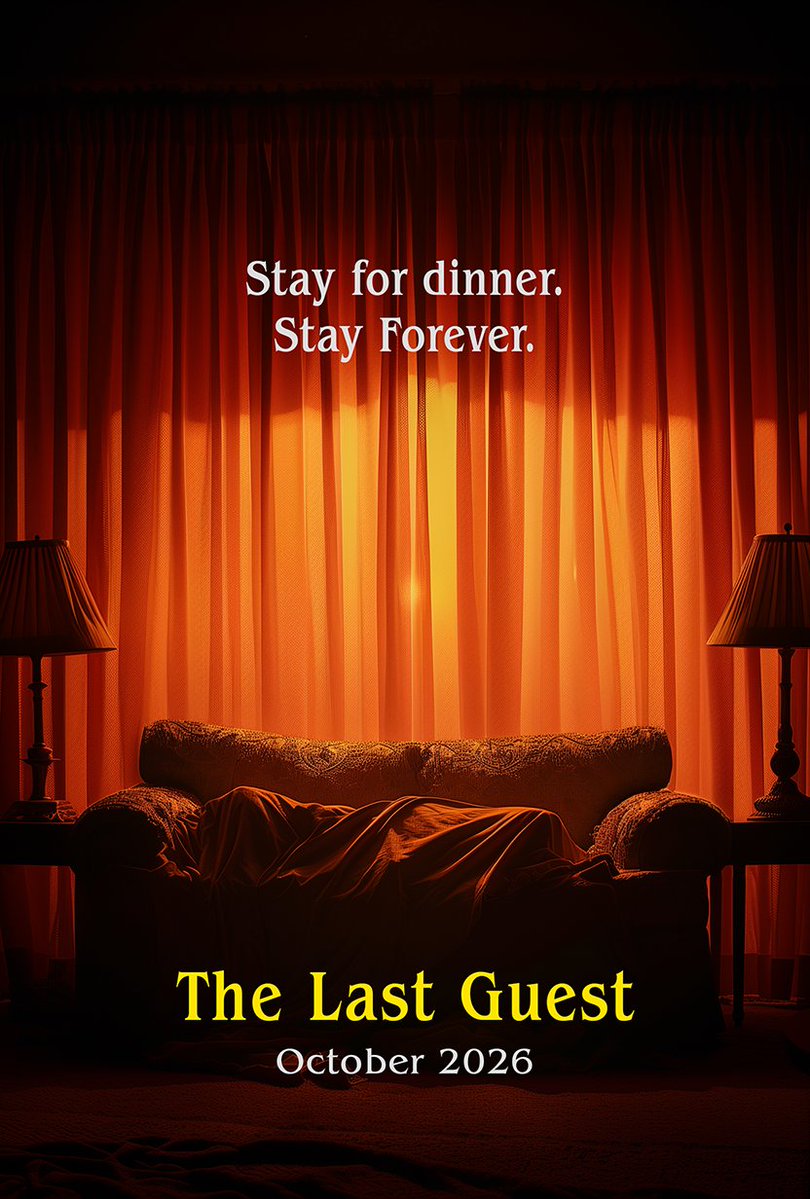 drnwrkrb's tweet photo. Continuing the 31-day horror poster study
Day 2 of 31: The Last Guest https://t.co/wk4FelkR3P