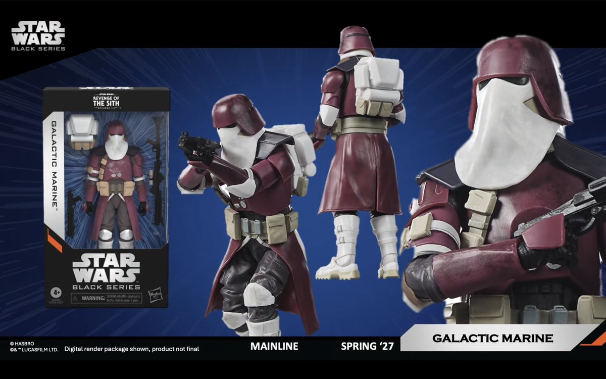 preterniadotcom's tweet photo. Star Wars Black Series Galactic Marine. https://t.co/y04SGeNMHA