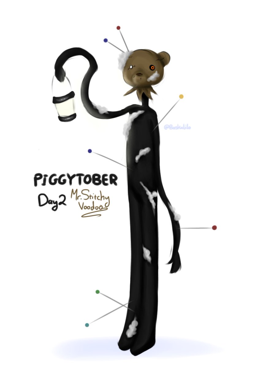 Baskalilo's tweet photo. Mr.Stichy Voodoo🧸🪡
#piggy #piggytwt #PiggyTober2026 https://t.co/Ht8jcxZdSW