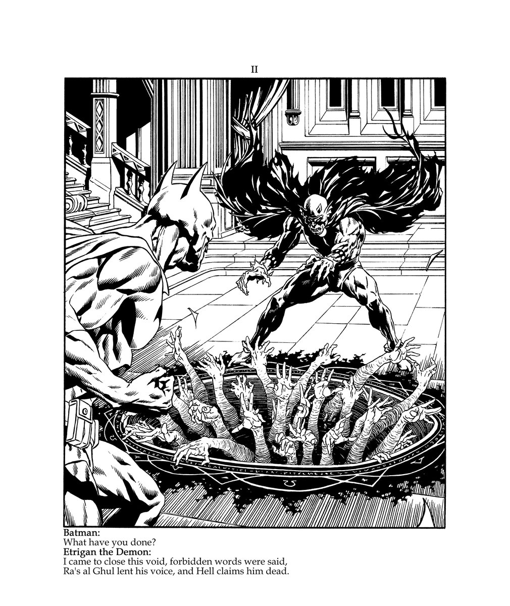 garnabiel's tweet photo. Batman Hell's Guest Batober 02 2026.

#batman #batober #batober2026 #batmanhellsguest #hellsguest #Etrigan #etriganthedemon https://t.co/qT78dRpGJS