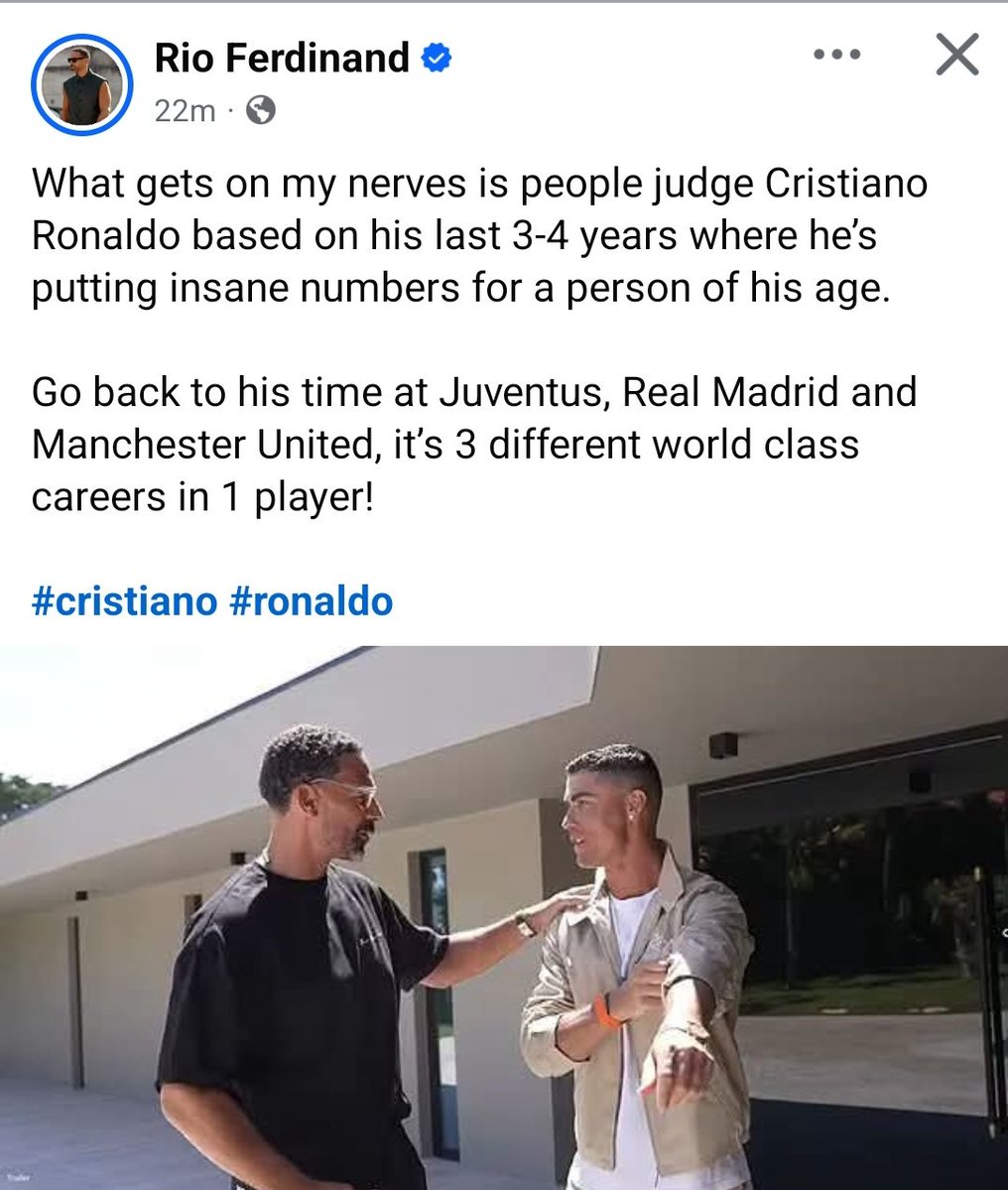 vanemrys15's tweet photo. He’s one of the most hardworking Ronaldo fans. 🤣 He defends Ronaldo on every platform, from Facebook to TikTok to X and everywhere else. Omo, being a Ronaldo fan no easy o. https://t.co/UwcARPUFpQ