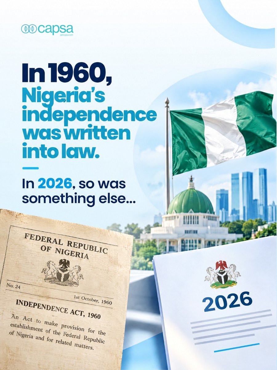 GetCapsa's tweet photo. The Factoring and Receivables Financing Bill has passed the National Assembly.

What could this mean for businesses and working capital?

Let’s unpack it.

📅 15 October 2026
Register: https://t.co/sgA4oWARP7
#Factoring #WorkingCapital #Nigeria https://t.co/Xa8E1fSAWC