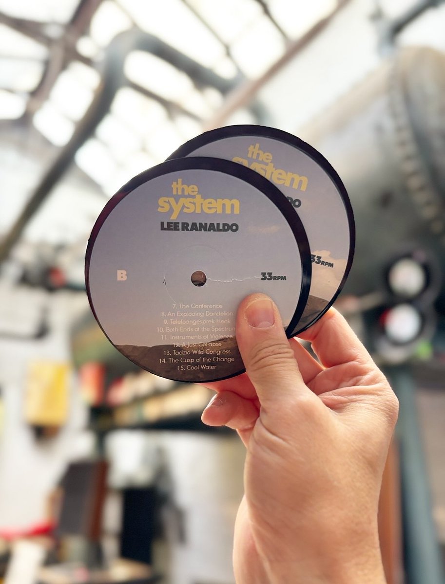 smashedplastic's tweet photo. Happy record release day to @leeranaldo! His soundtrack to film The System is available today from @SilverCRecords! Feat contributions from Jim Jarmusch, Brian Chase, &amp; Yonatan Gat!! 

#leeranaldo @jimjarmusch @brianchase123 #yonatangat #smashedplastic #diyvinyl #diyvinylpressing https://t.co/oudRh9GjYZ