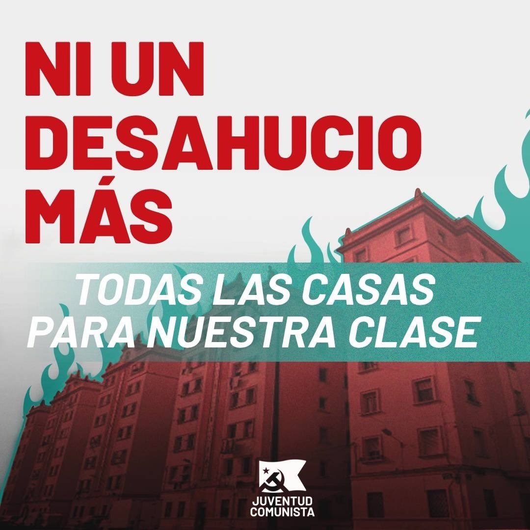 UJCE_cc's tweet photo. Construir organización y señalar a los culpables. Acabar con un sistema que se sostiene sobre nuestra miseria: 

𝗧𝗢𝗗𝗔𝗦 𝗟𝗔𝗦 𝗖𝗔𝗦𝗔𝗦 𝗣𝗔𝗥𝗔 𝗡𝗨𝗘𝗦𝗧𝗥𝗔 𝗖𝗟𝗔𝗦𝗘 🚩🗝️ https://t.co/JfPjIt2r5o