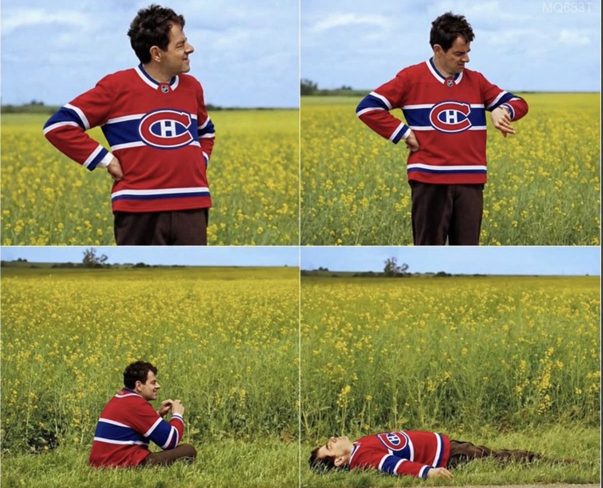 HabsOnReddit's tweet photo. Habs fans waiting for the next game like https://t.co/beG7tWtt3l
