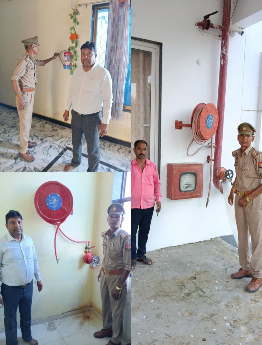 siddharthngfire's tweet photo. आज दि० 01.10.2026 को ADG महोदया, के आदेशानुसार, CFO सिद्धार्थनगर महोदय के निर्देशन में  स्कीम नं-5 के तहत @siddharthngfire द्वारा जनपद  के होटल/रेस्टोरेंट आदि में चेकिंग अभियान चलाया और संचालको को अग्निशमन व्यवस्था को कार्यशील दशा रखे जाने हेतु निर्देशित किया। @fireserviceup https://t.co/Fz6Hq48RBR