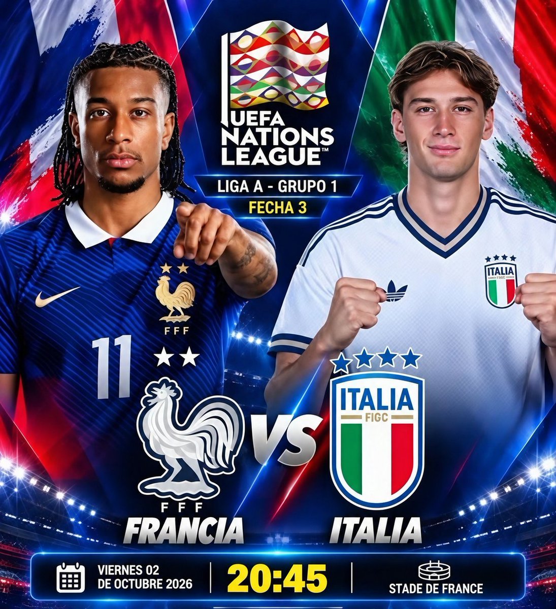 FalconWarden1's tweet photo. Ayer estuvimos más de 3 horas analizando las cuotas del partido Francia - Italia y encontramos varias líneas con mucho valor.

Tengo la apuesta MÁS CLARA del día y ya está publicada en nuestro canal de Telegram, la tenéis en el primer comentario. 💜 https://t.co/xnwUT4p547