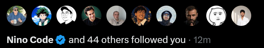 madebyvega's tweet photo. Last night I was trying to reach 50 followers before bed. Now we’re at 128 🤯

That’s 87 new people overnight—a 212% increase. Thank you!

Next goal: 250 by the end of the weekend.

I’d love to connect with indie hackers, founders, SaaS builders, developers and anyone building in public. Say hi 👋