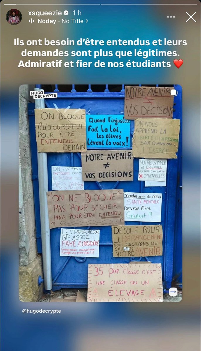 Clemence_Guette's tweet photo. Squeezie apporte son soutien à la jeunesse mobilisée. Merci à lui, bravo à elle. https://t.co/galA5qvmRn