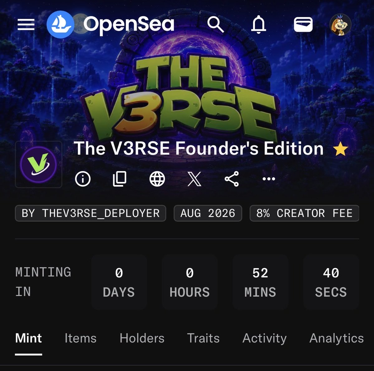 LionOverluv's tweet photo. @TheVerse_World 
 Can’t remember the last time I was so exited … had to take my blood pressure med ,l. 

waiting on that drop . https://t.co/VX03lStntK