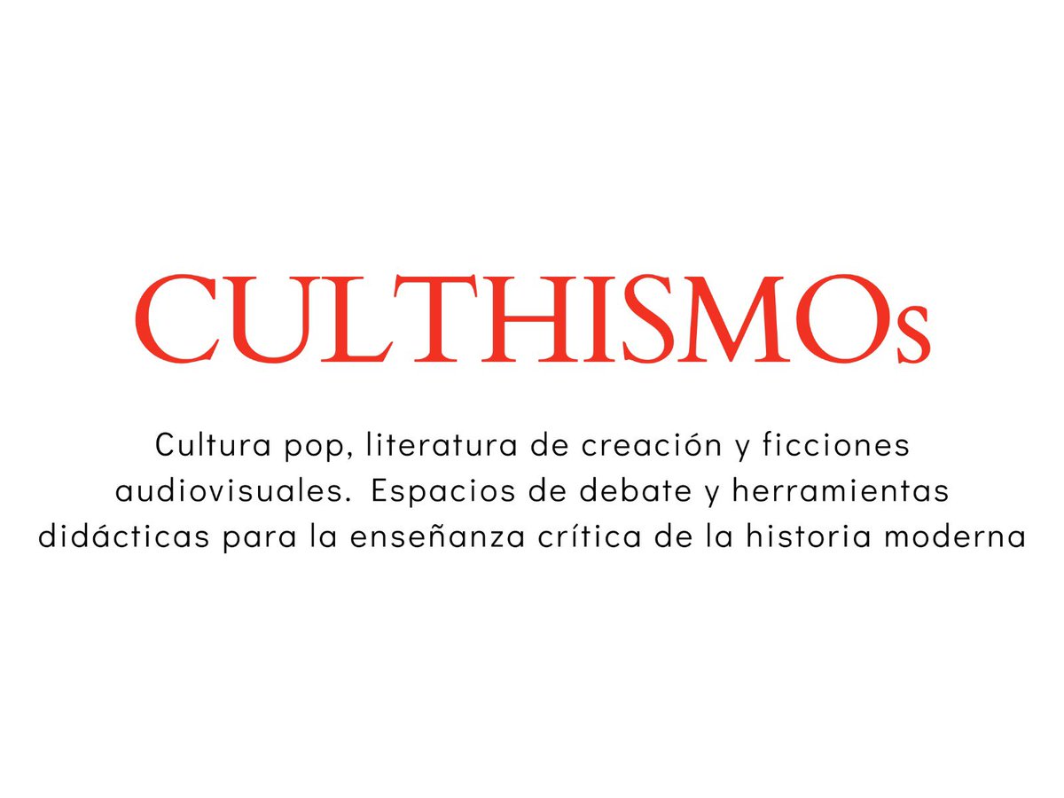 AndreuOrtiMon's tweet photo. ¡Arranca CULTHISMOs! Un proyecto de innovación educativa @UV_EG para descubrir...

Cómo comprender el pasado con la cultura pop (literatura, audiovisual, videojuegos)📸🎮

Qué imágenes del pasado han (re)creado las ficciones👑🏰

¡Gracias a todo el equipo que se ha implicado!💌 https://t.co/LcRZMcvcCE