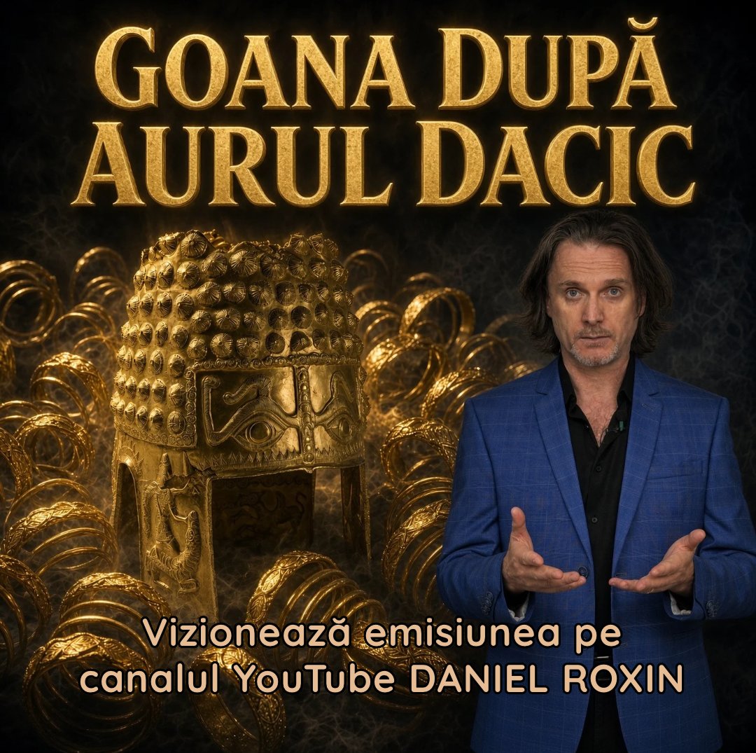 roxindaniel1's tweet photo. Marea comoară a lui Decebal de la Sarmizegetusa Regia, plus toate celelalte lucruri jefuite de romani, reprezintă cea mai mare pradă de război din toată istoria Imperiului Roman.

Dar oare câte comori din aur și argint au scăpat nejefuite de Imperiul Roman? Este greu de crezut, nu-i așa, că romanii au dibuit chiar toate locurile în care geto-dacii și-au ascuns comorile. Dar avem dovezi care să susțină teoria că multe comori au scăpat de jaful roman? Da avem, iar în această emisiune vi le voi prezenta...

Vizionează emisiunea pe canalul YouTube DANIEL ROXIN: https://t.co/UiJ5j7U7Zo