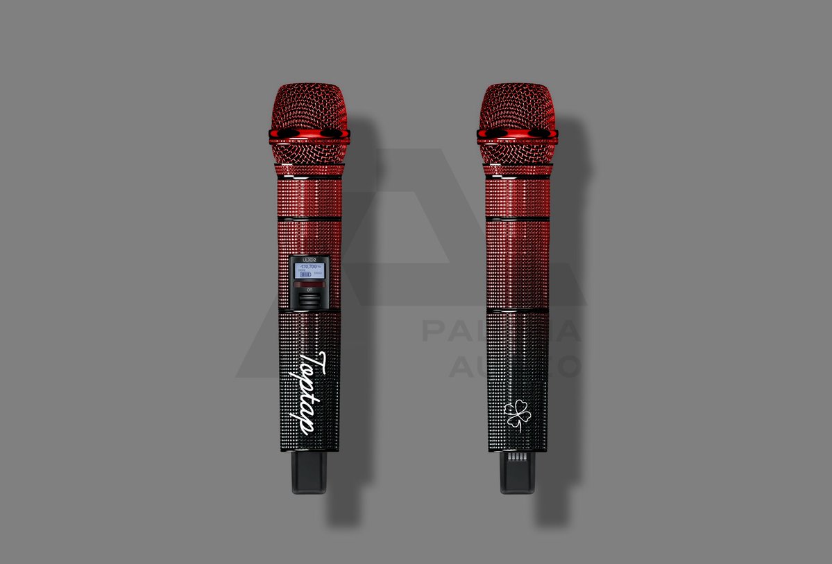 TTMGTMACNFC's tweet photo. This is TTM_GTMA_FC, one of the Chinese Fan Clubs for TopTap &amp; Minlee.

We are thrilled to announce our Big Gift Support Project:

We prepare the first pair of fully diamond-encrusted customized microphones for TopTap and Minlee.
#happyTOPTAPday2026 #TopTapMinlee @ArtistAplan https://t.co/rNTISUeukN