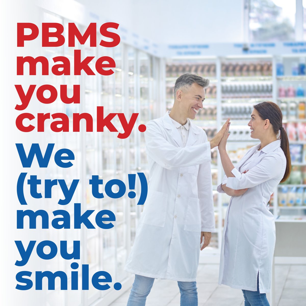 TruthRX's tweet photo. Happy #WorldSmileDay! 🌎😊 PBMs give patients and pharmacists plenty of reasons to frown, but our mission is to make you smile. 😁 We'll keep fighting for #PBMReform, #IndependentPharmacy, and #PatientsFirst.
Speak up for a better pharmacy system: https://t.co/KT1FXt1JO0 https://t.co/mShOmIyRrM