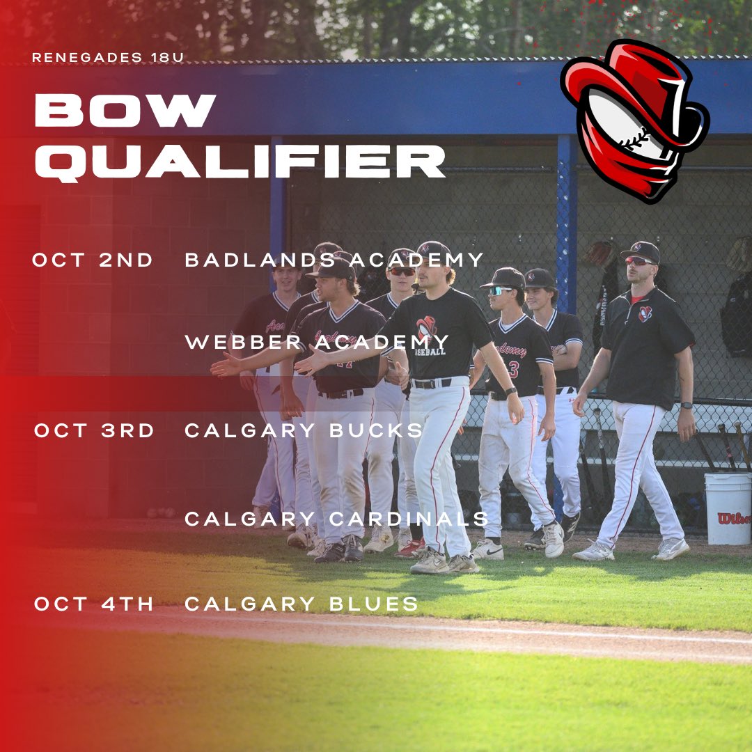 AcademyAhp's tweet photo. The 18U Renegades are down in Calgary this weekend to try to qualify for the BLE Best of the West! https://t.co/P5TN7wNNRH