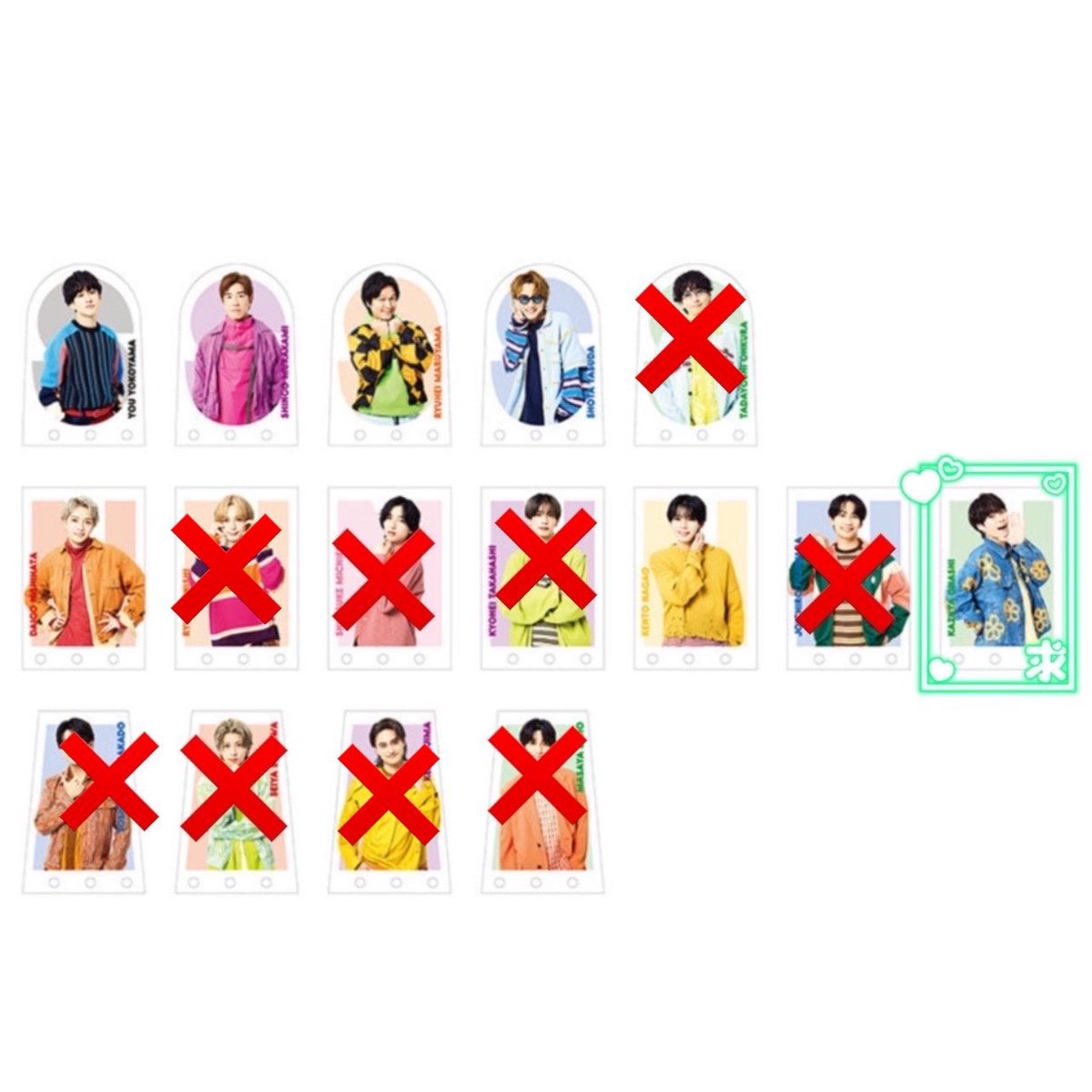kzytgdy's tweet photo. KAMIGATA EXPO PARK FES 2026 
グッズの図鑑交換してくださる方探しています。
　
【求】大橋 
【譲】画像参照
　
2種セット
事前1冊購入済み
なにわ千葉10/28 or 10/31.11/1当日手渡し優先
都内手渡し可
お心当たりある方はリプorDMお願い致します
#カミガタ交換 #カミガタグッズ交換 #KAMIGATA交換 https://t.co/jafoNW77sF