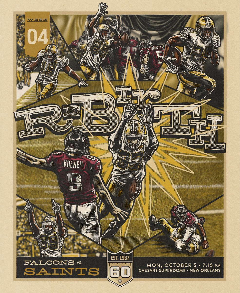 Saints's tweet photo. Rebirth. 🎨 https://t.co/C5eMi6hcK4