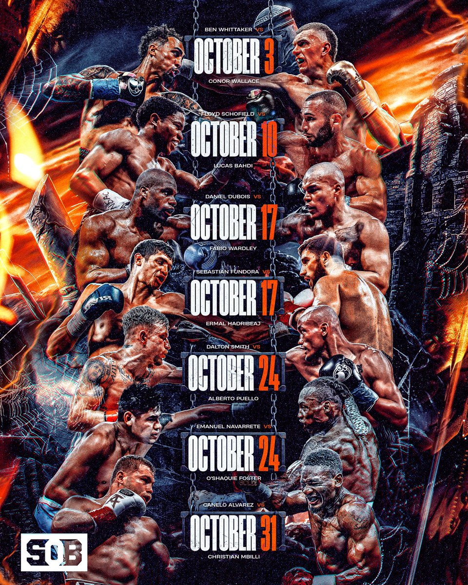 Sourceofboxing's tweet photo. Boxing in October is looking nice 🎃👀 https://t.co/It1DtJ4gAm